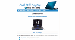 Desktop Screenshot of jualbelilaptop.net
